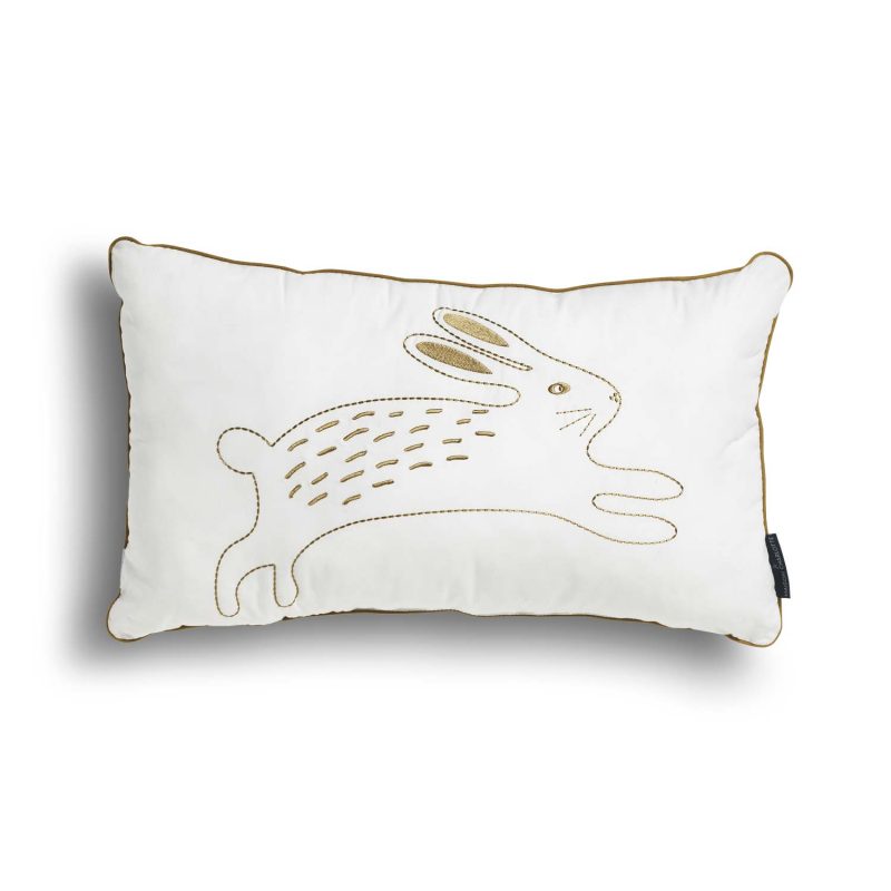 Belleville Embroidered Cushion Maison Charlotte