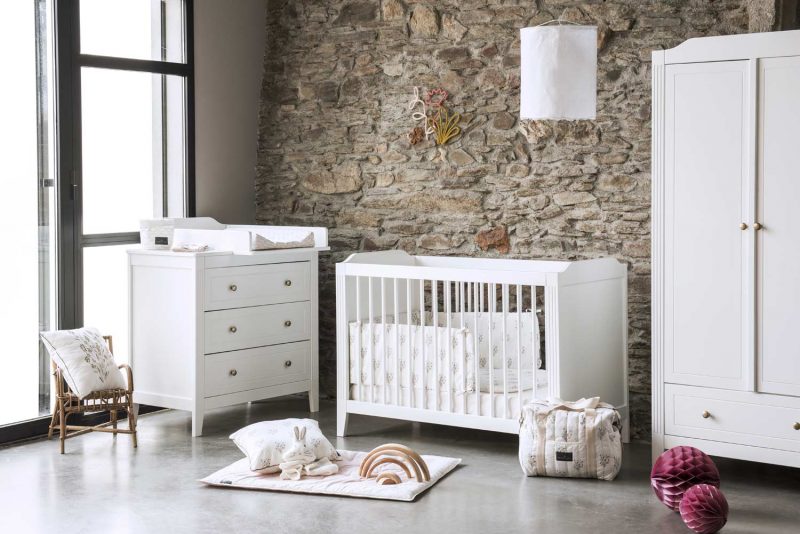 Lit bébé Opéra Blanc Maison Charlotte - Ambiance