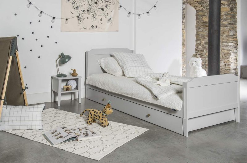 Lit enfant Opéra Gris Maison Charlotte - Ambiance 2