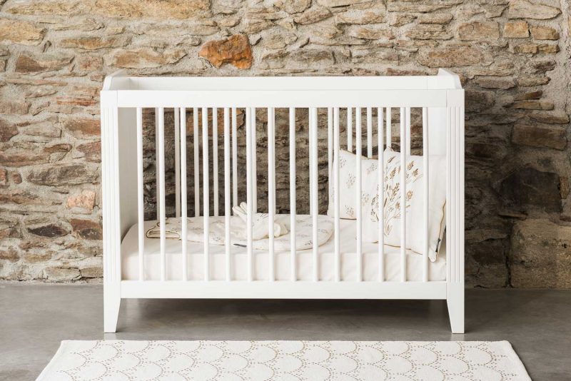 Lit bébé Opéra Blanc Maison Charlotte - Ambiance face