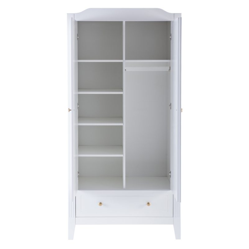 Armoire Opéra Blanc Maison Charlotte - Ouverte