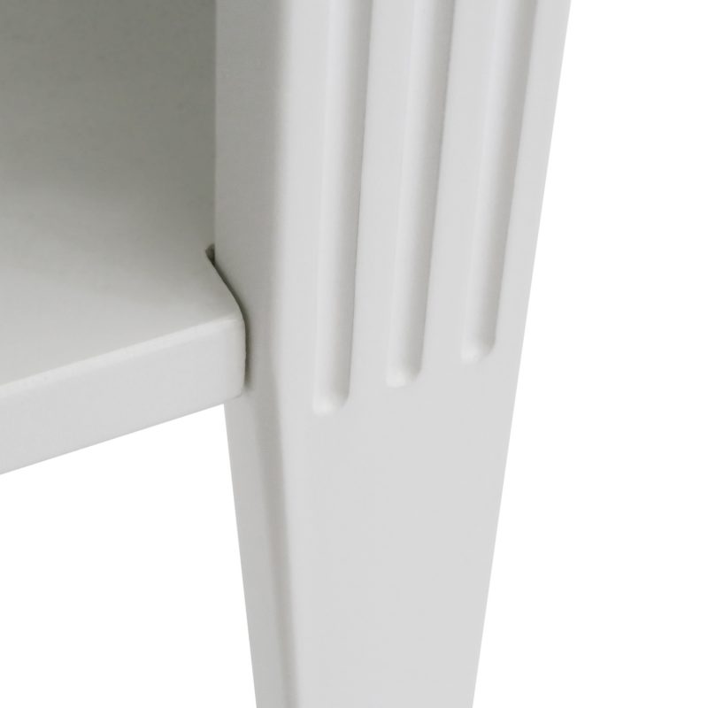 Détails Table de chevet Opéra Blanc Maison Charlotte