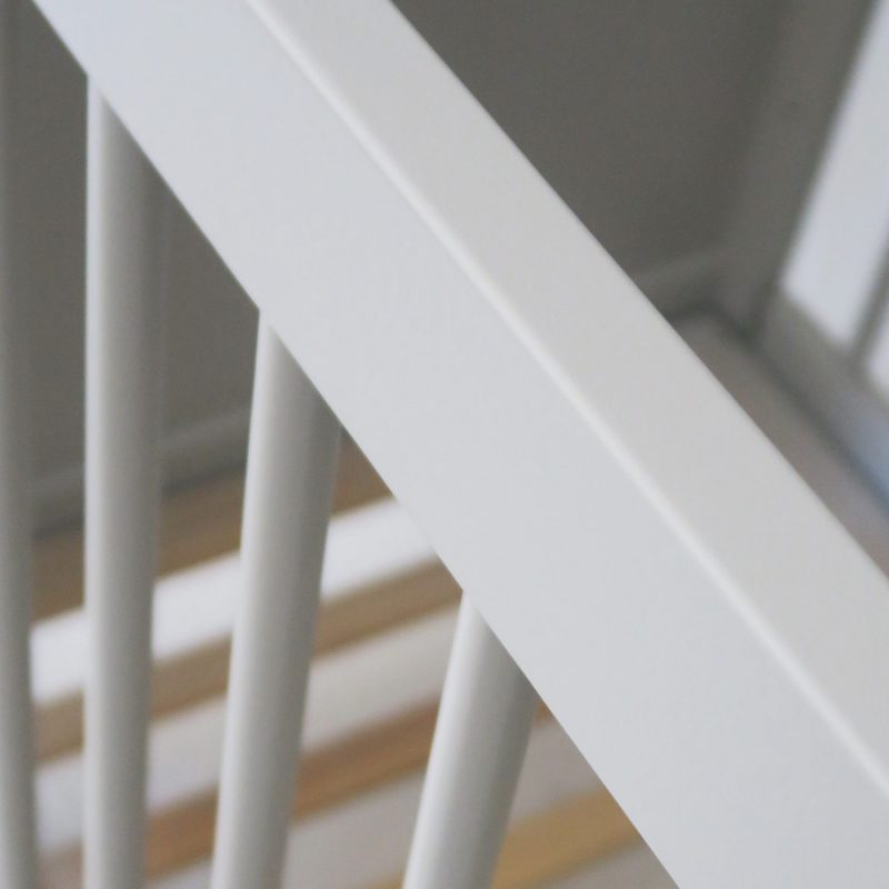 Détails Lit Bébé Opéra Gris Maison Charlotte