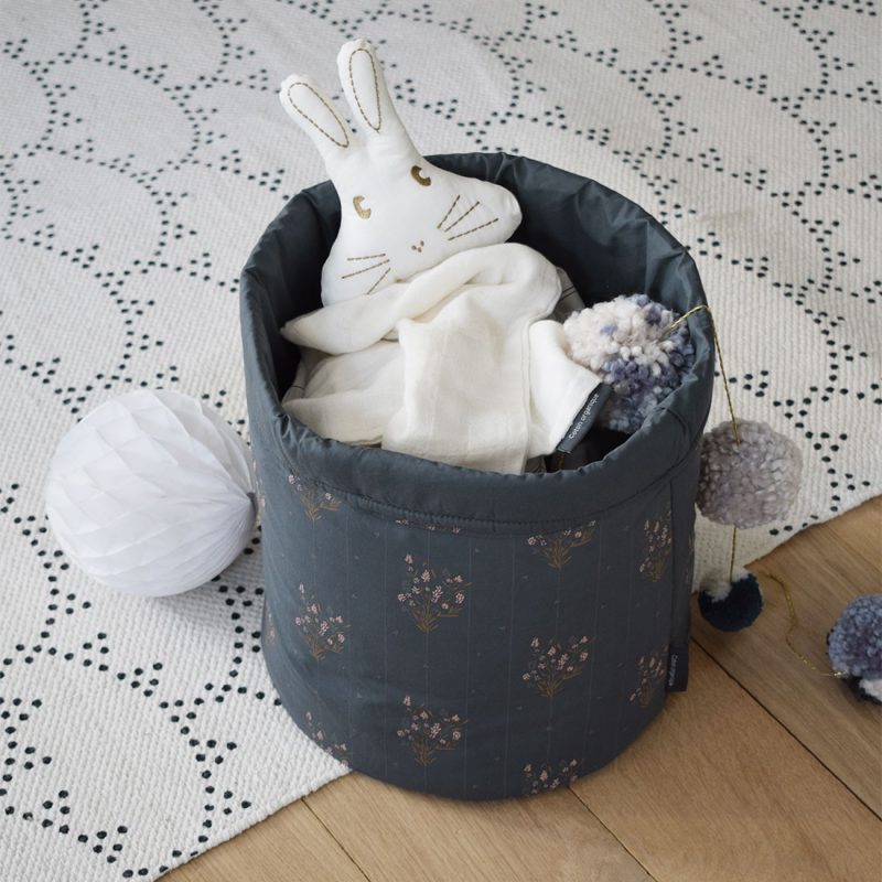 Corbeille L Madeleine Bleu prestige Maison Charlotte