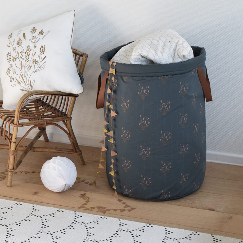 Toy basket Madeleine Prestige Blue Maison Charlotte