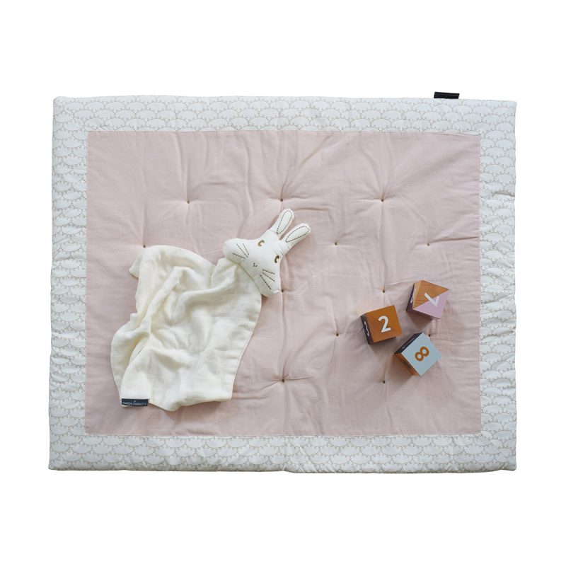 Tapis d'éveil rectangulaire Rivoli rose Maison Charlotte