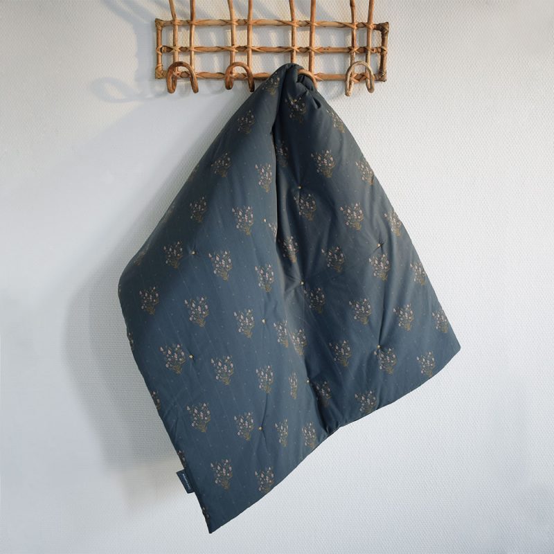 Decke 70x100cm Madeleine Prestigeblau Maison Charlotte