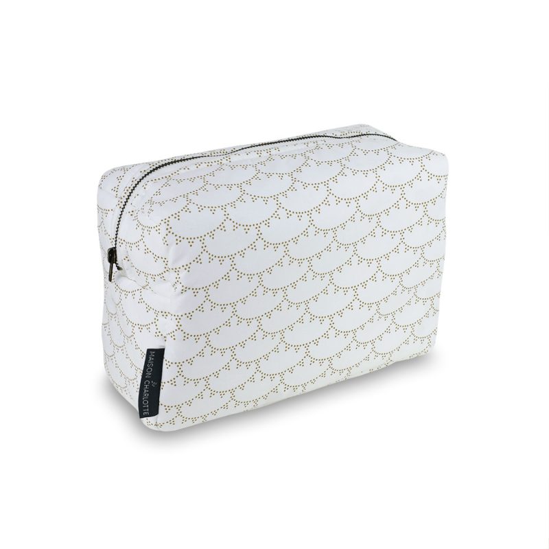 Rivoli percale toiletry bag Maison Charlotte