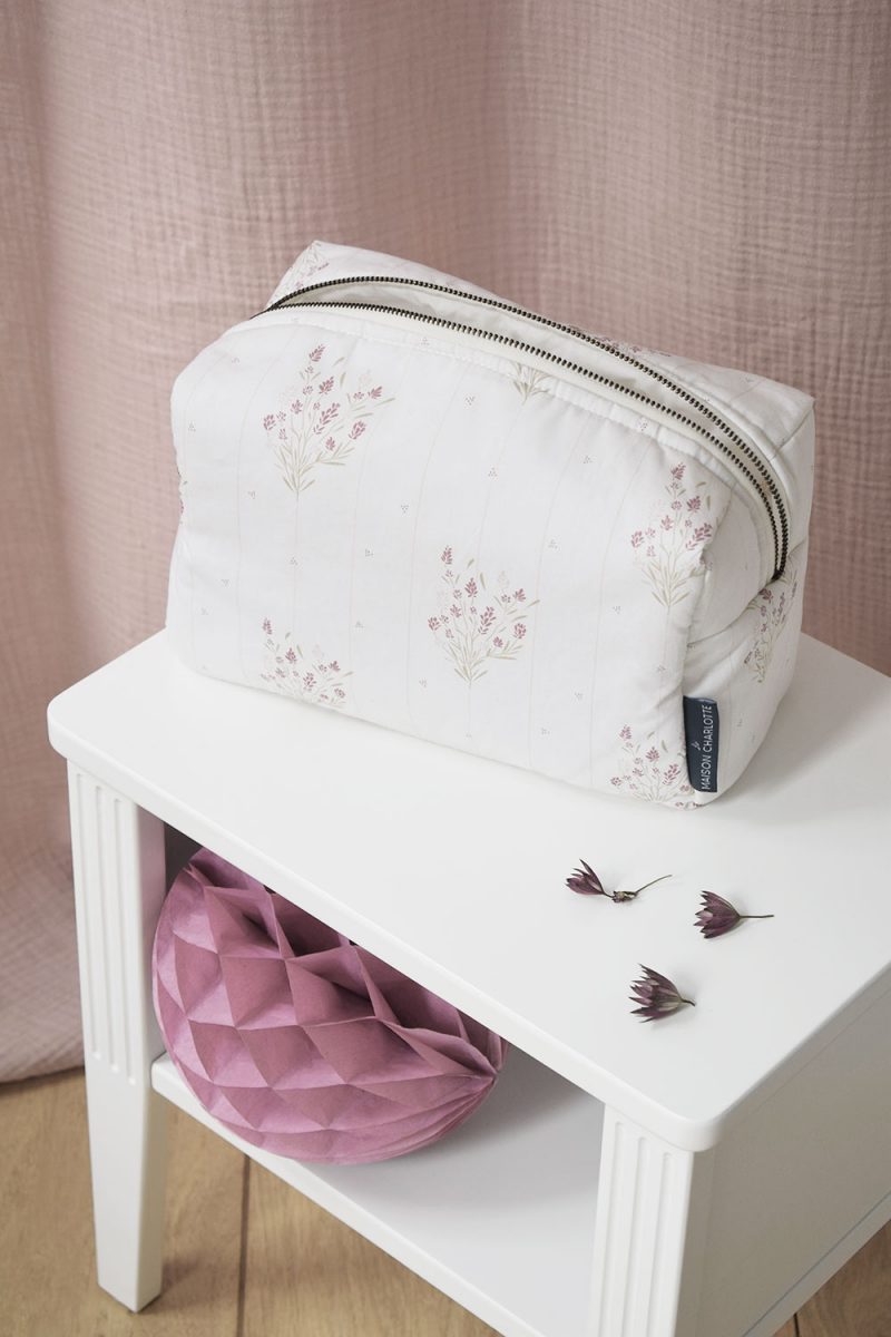 Trousse de toilette Madeleine poudre Maison Charlotte