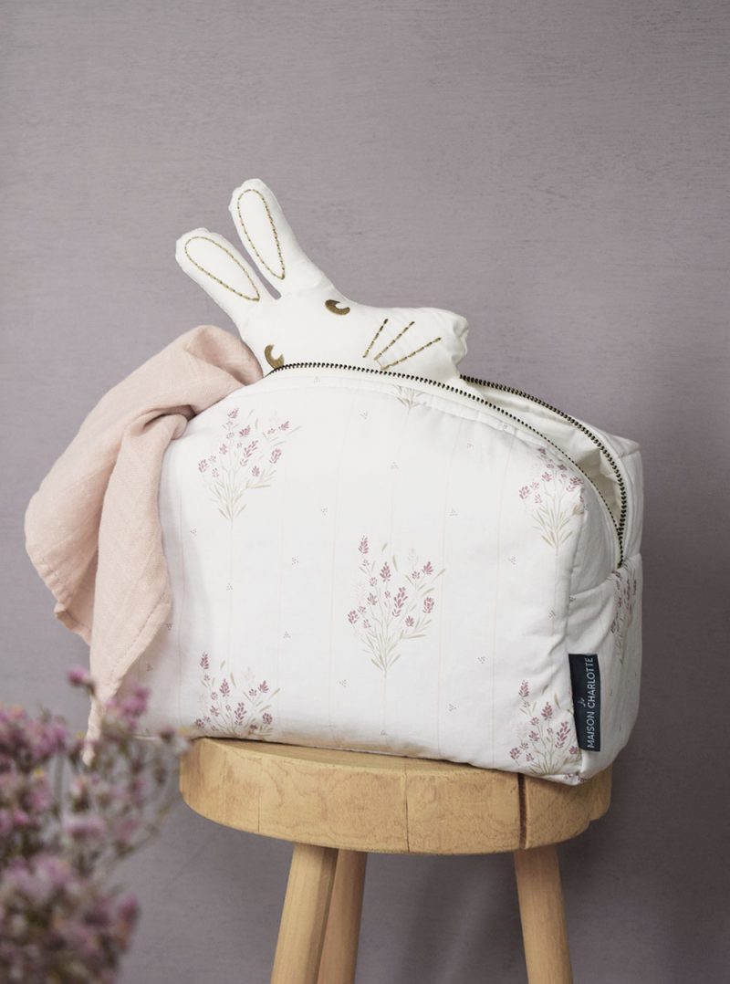 Trousse de toilette Madeleine poudre Maison Charlotte