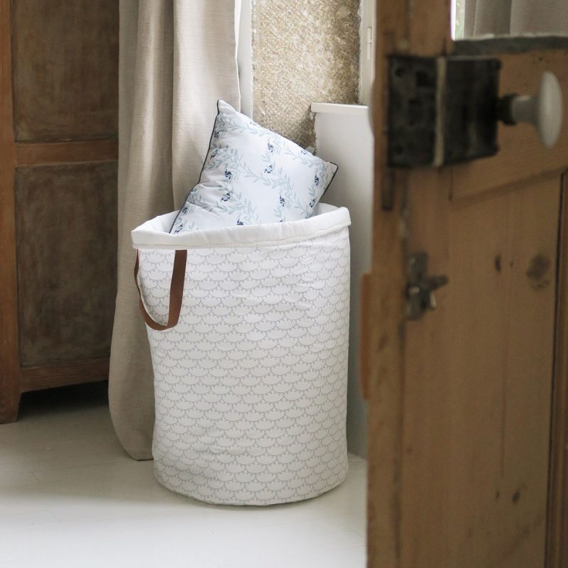 Rivoli Blue Prestige toy basket Maison Charlotte