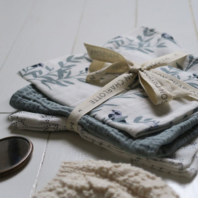 Monceau/Rivoli swaddles Set of 3 Maison Charlotte