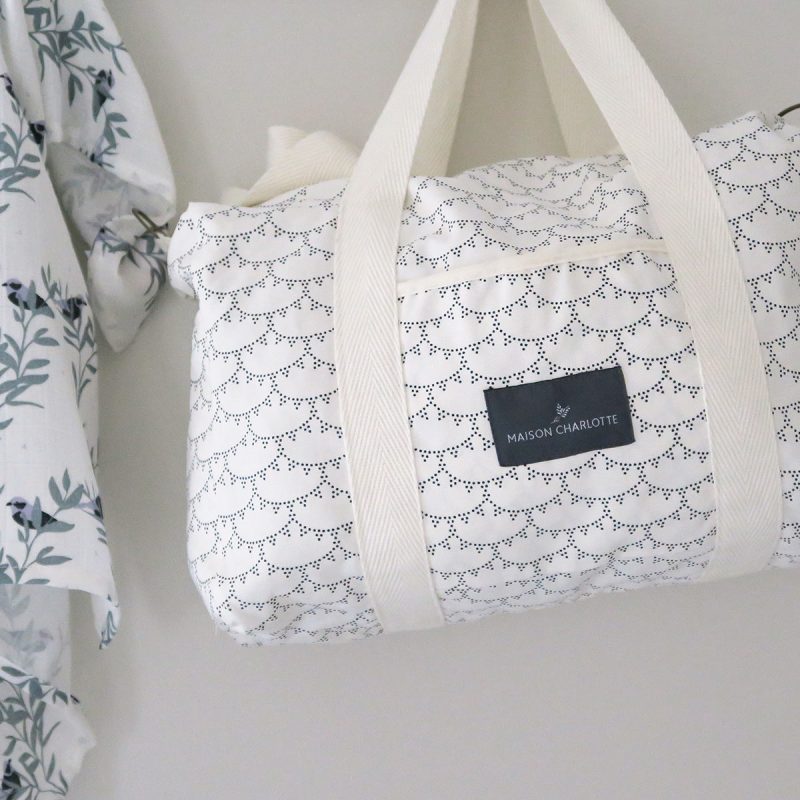 Sac à langer Rivoli Bleu Prestige Maison Charlotte
