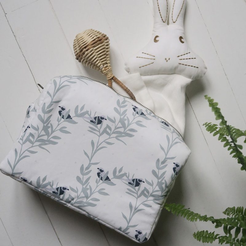 Trousse de toilette en percale Monceau Maison Charlotte