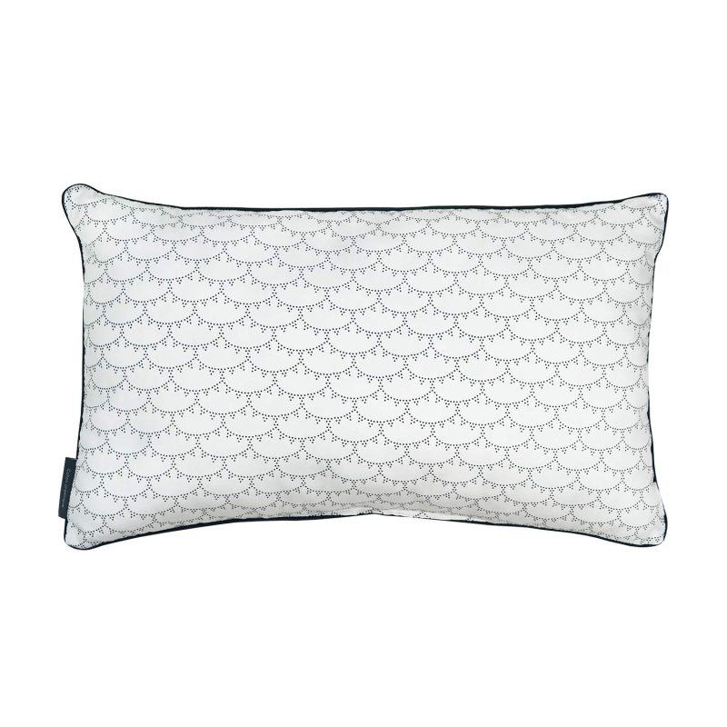 Coussin rectangulaire Monceau/Rivoli Bleu Prestige Maison Charlotte