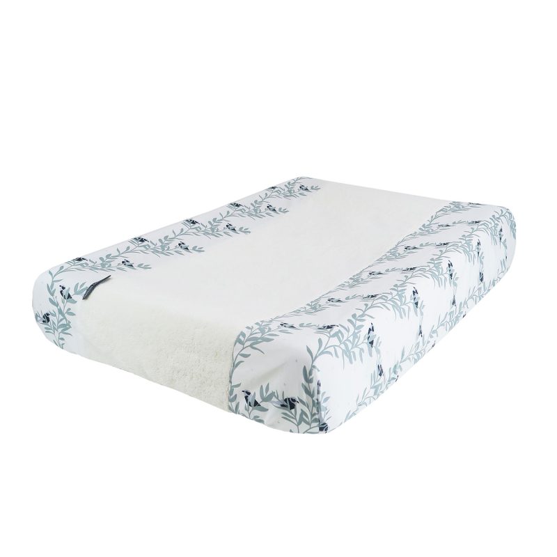 Alvi® Housse matelas à langer Wiko Jersey Petit Fleurs 70x85 cm