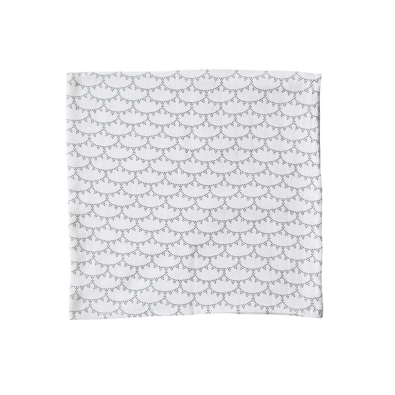 Rivoli Blue Prestige Swaddle 120x120 Maison Charlotte