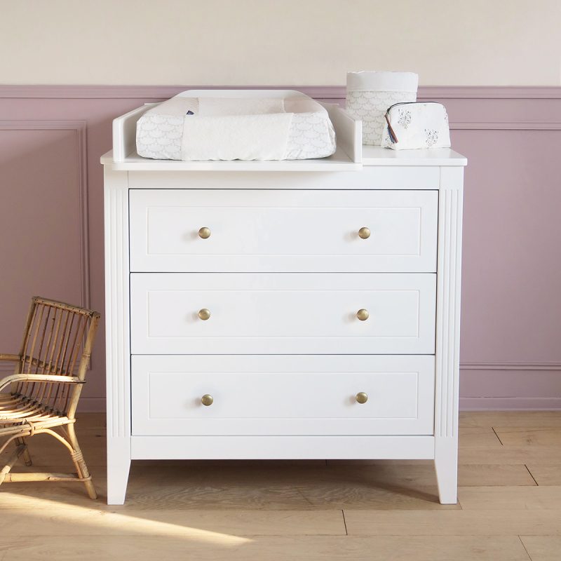 Commode Opéra blanche Maison Charlotte