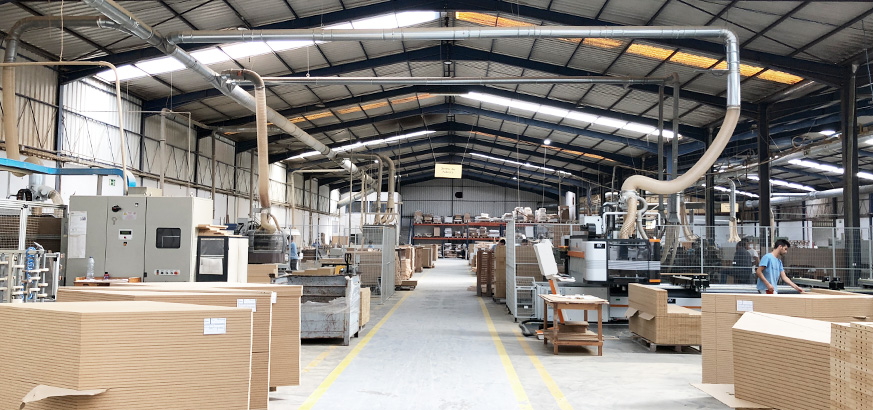Notre usine de mobilier au Portugal
