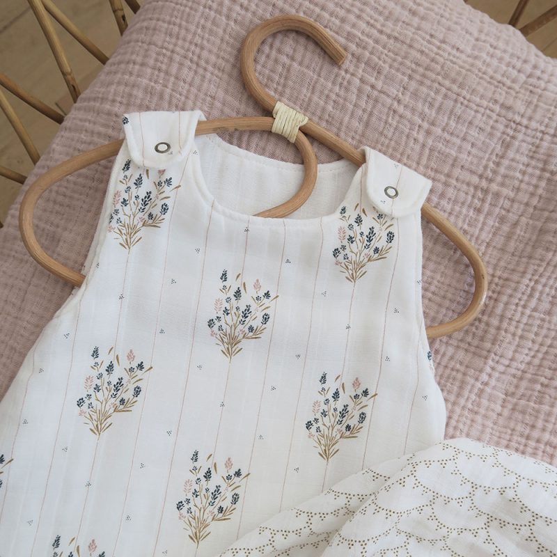 Gigoteuse gaze de coton Madeleine multi Maison Charlotte