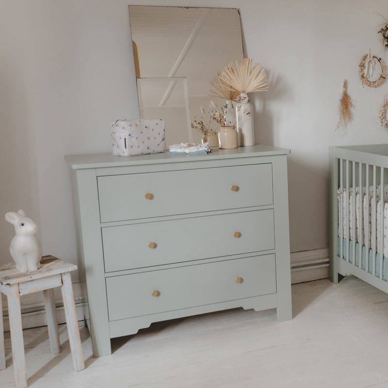 Montmartre Sage Green Chest of Drawers Maison Charlotte