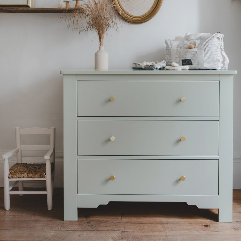 Montmartre Sage Green Chest of Drawers Maison Charlotte