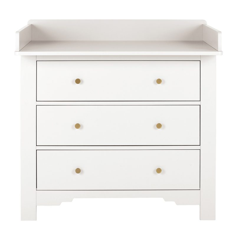 Montmartre White chest of drawers and changing table Maison Charlotte