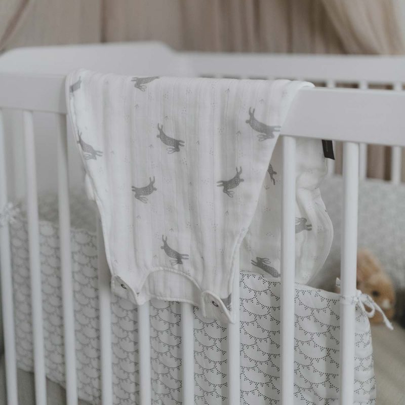 Belleville gauze sleeping bag and Rivoli cot bumper Maison Charlotte