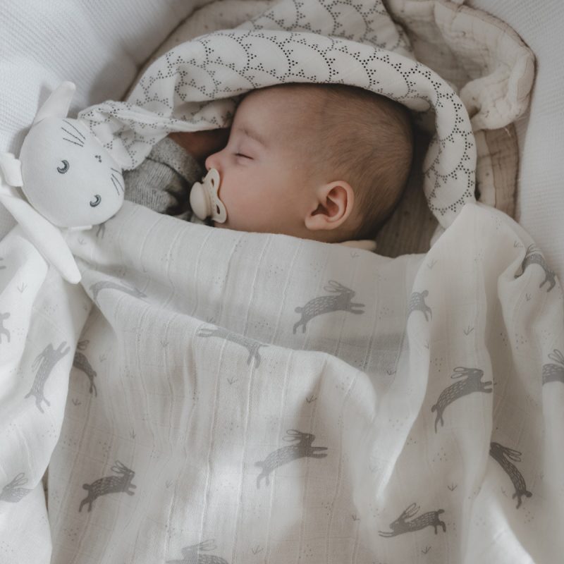 Swaddle 120cm Belleville gray Maison Charlotte