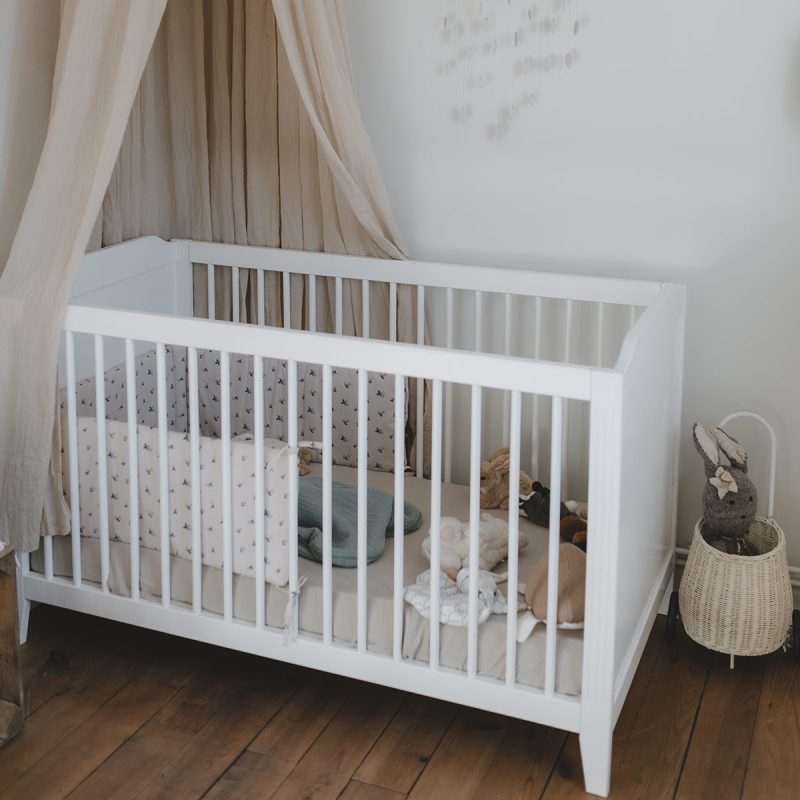 Lit bébé Opéra évolutif 70x140 Maison Charlotte